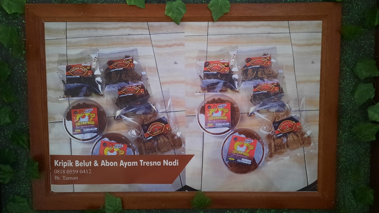 PRODUK UNGGULAN DUSUN TAMAN | KRIPIK BELUT & ABON AYAM TRESNA NADI
